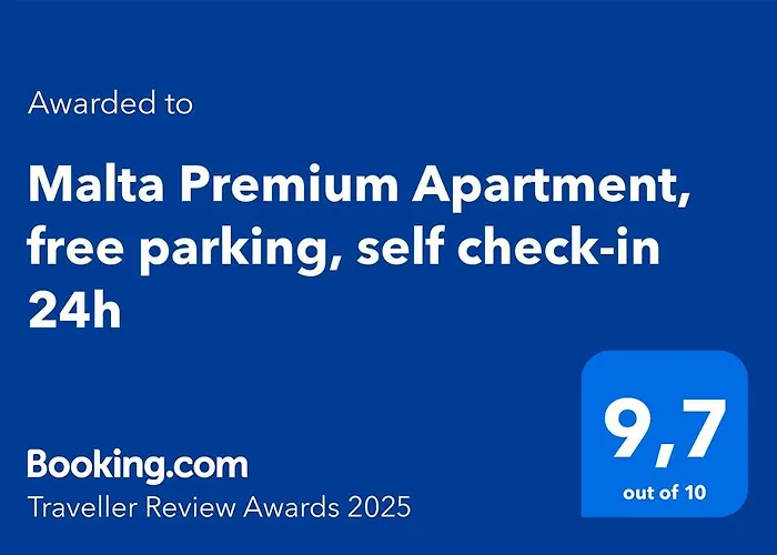 Malta Premium Apartment, Free Parking, Self Check-In 24H